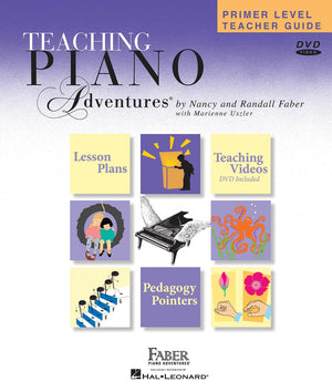 Primer Level Teacher Guide Faber Piano Adventures with DVD,New