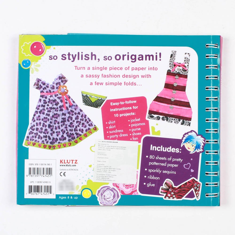 Fashion Origami: Fold Dazzling Designs,Used