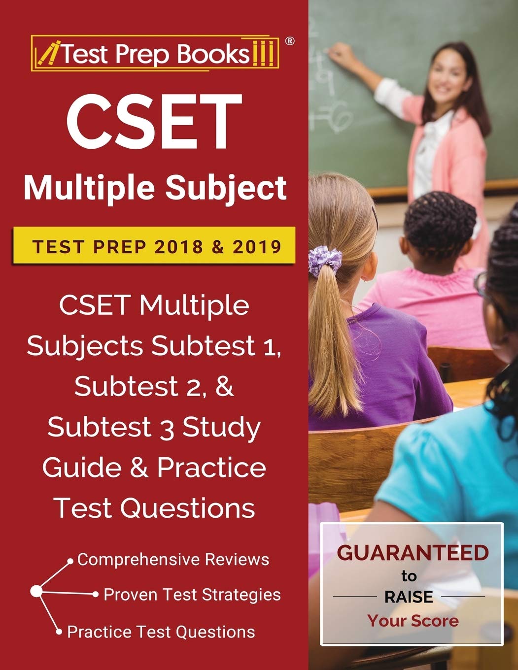 CSET Multiple Subject Test Prep 2018 & 2019: CSET Multiple Subjects Subtest 1, Subtest 2, & Subtest 3 Study Guide & Practice Tes,Used