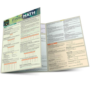 Finite Mathematics: a QuickStudy Laminated Reference Guide,Used
