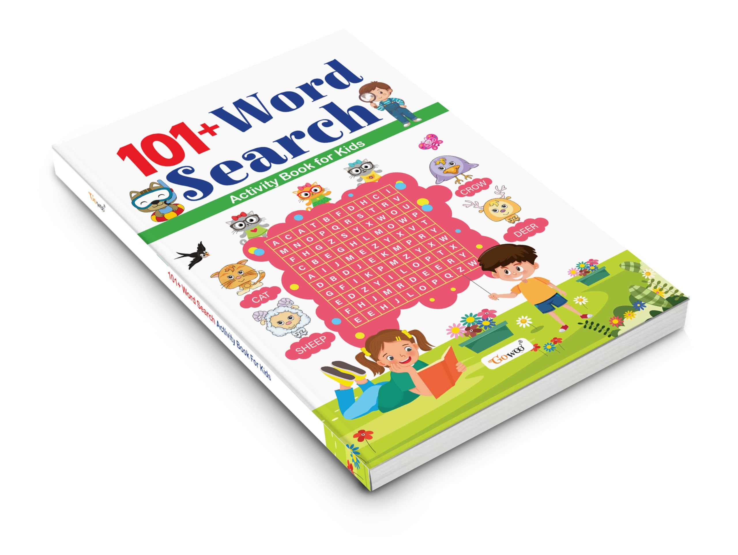 101+ Word Search Activity Book For Kids : Educational Activity Book, Kids Learning Fun, Children Early Learning Book, Brain Activity Book For Kids