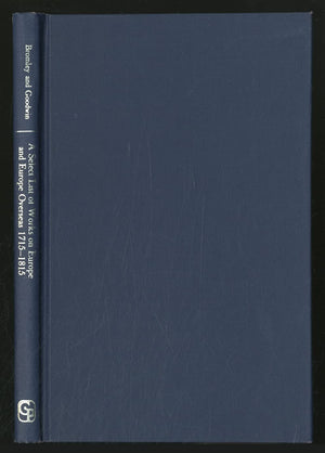A select list of works on Europe and Europe overseas, 17151815,Used