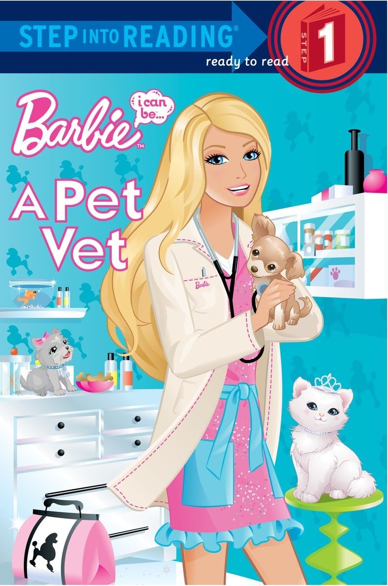 Barbie, I Can Be A Pet Vet (Step Into Reading, Step 1)-used