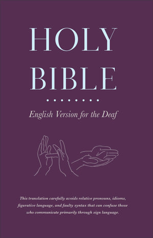 Holy Bible English Version for the Deaf,New