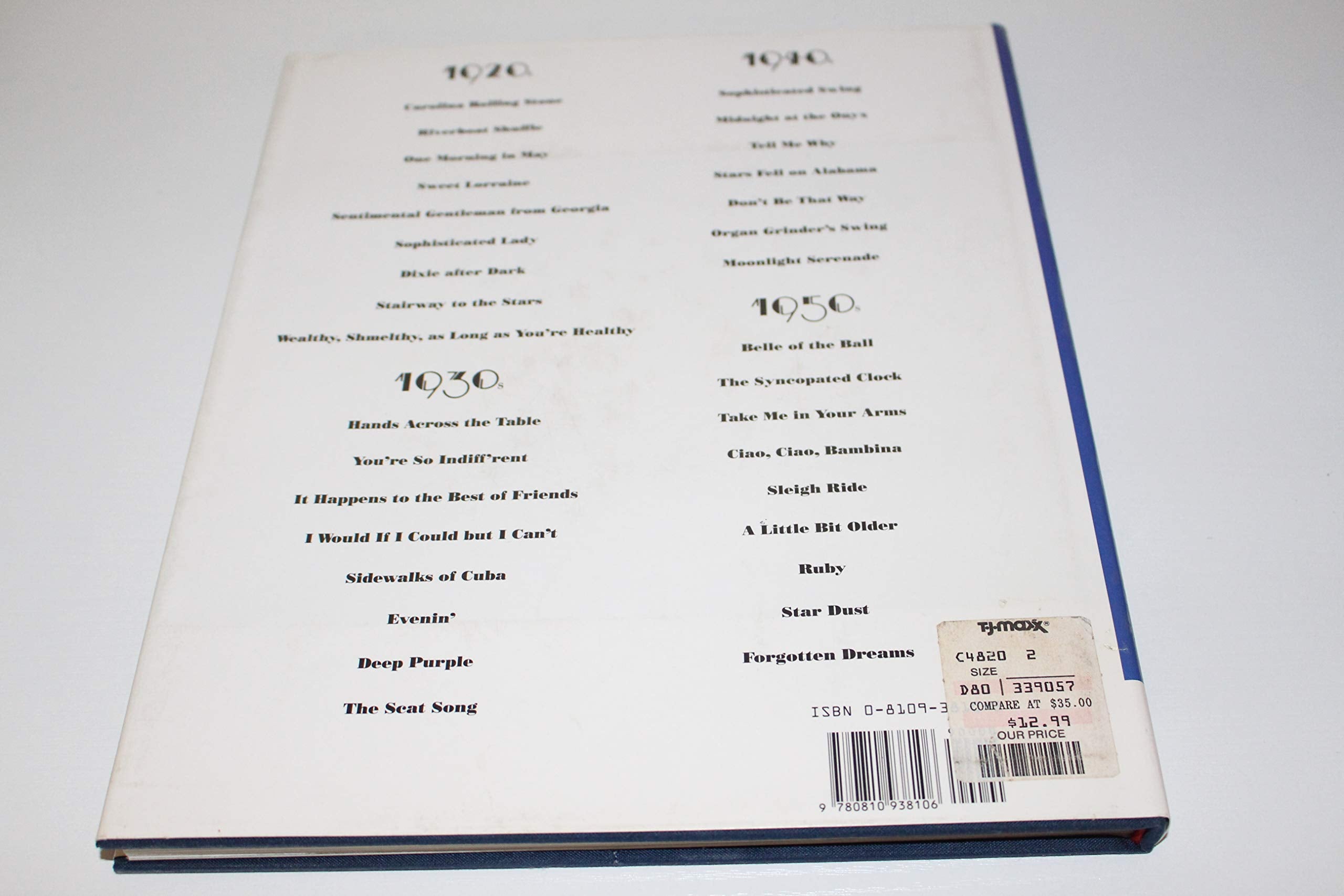 Stardust : Music from the Broadway Show, Music for Great Song Hits of the 1920s1950s,Used