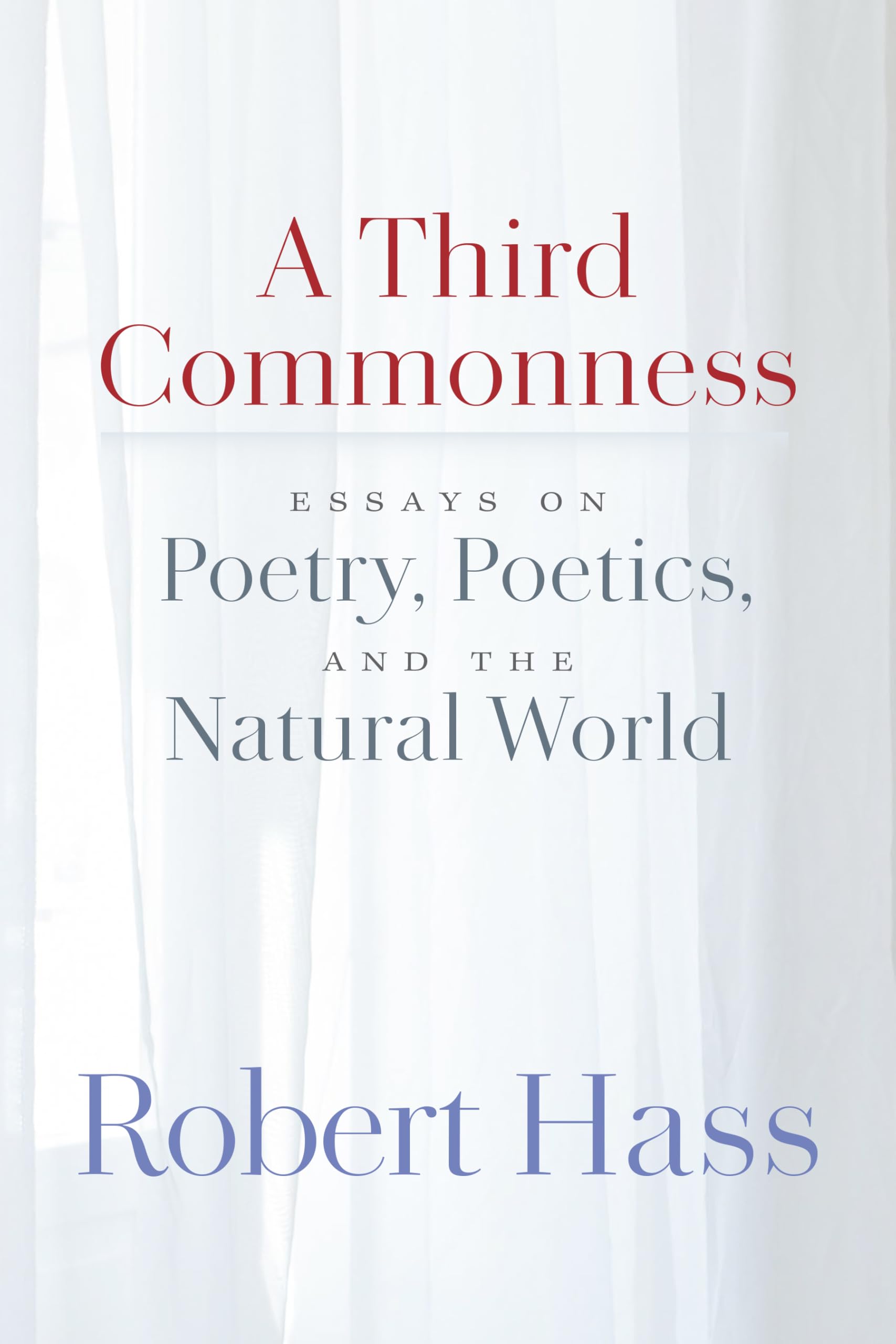 A Third Commonness: Essays On Poetry, Poetics, And The Natural World