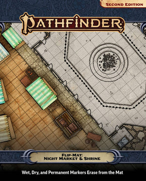 Pathfinder FlipMat: Night Market & Shrine (P2),Used