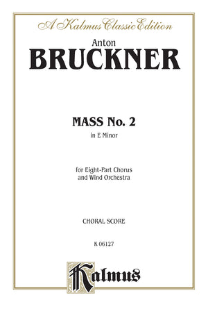 Mass No. 2 in E Minor: SSAATTBB (Orch.) (Latin Language Edition), Vocal Score (Kalmus Edition) (Latin Edition),Used