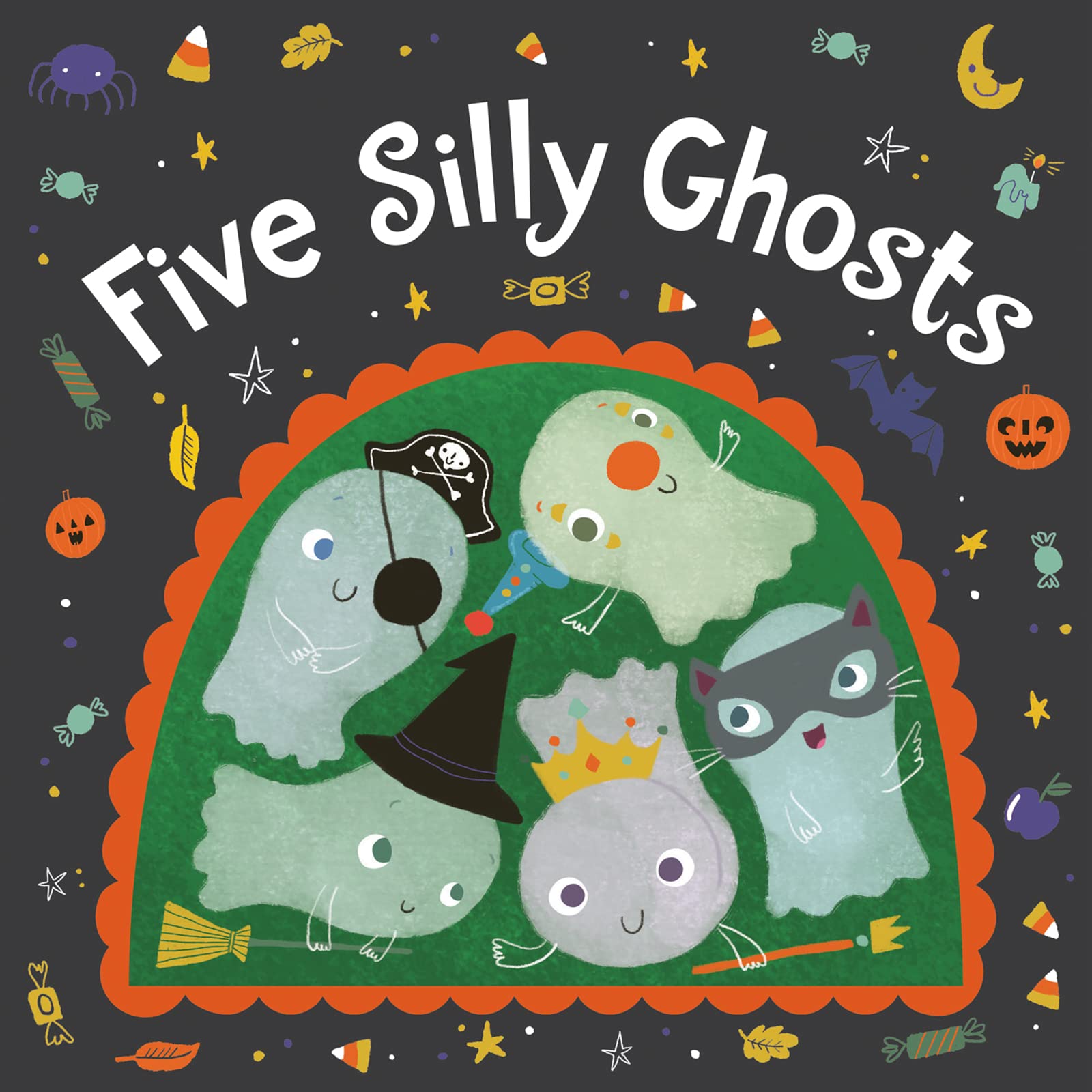 Five Silly Ghosts Board Book,Used