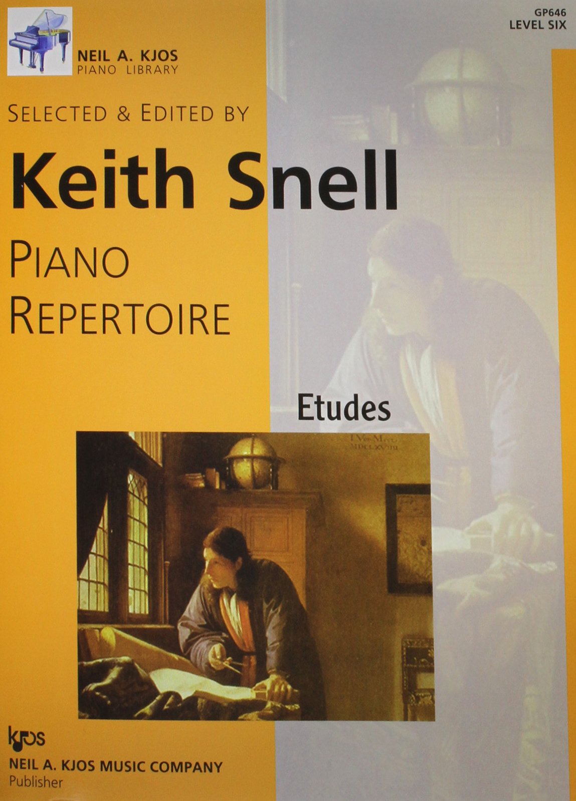 GP646  Piano Repertoire: Etudes Level 6 (Neil A Kjos Library),Used
