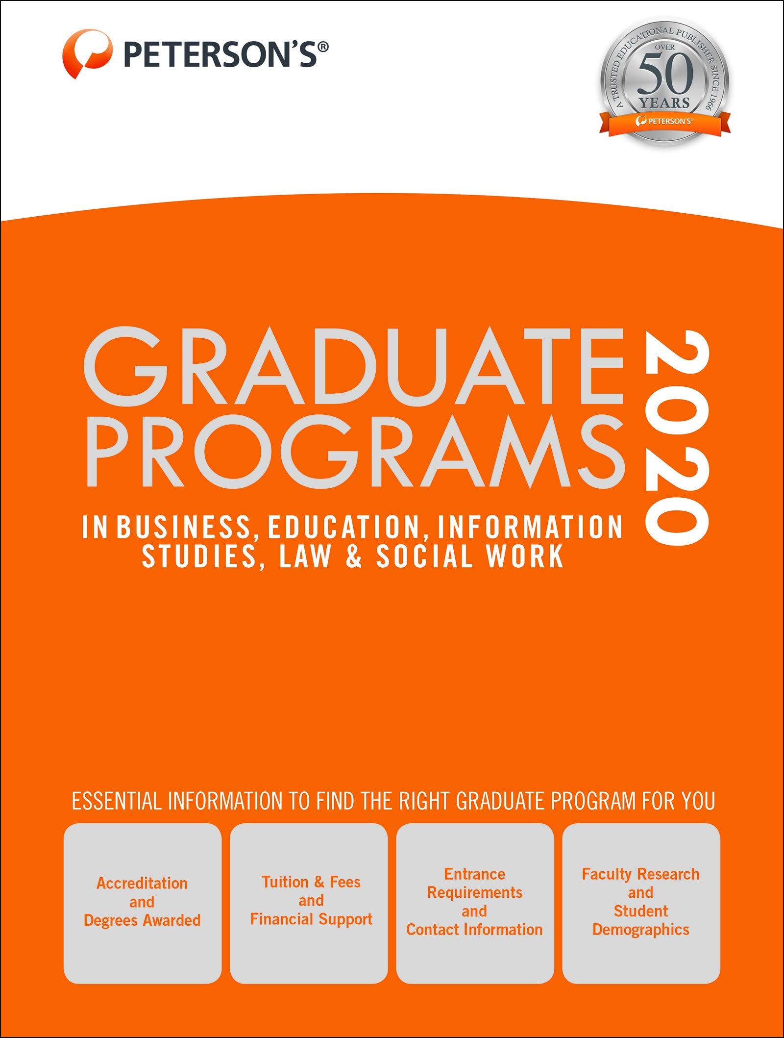 Graduate Programs in Business, Education, Information Studies, Law & Social Work 2020