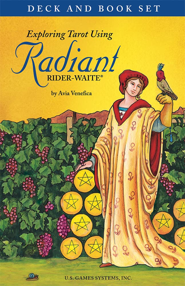 Exploring Tarot Using Radiant RiderWaite: BeginnerFriendly Starter Set, Complete with Tarot Deck, 272Page Guidebook & Spread ,Used