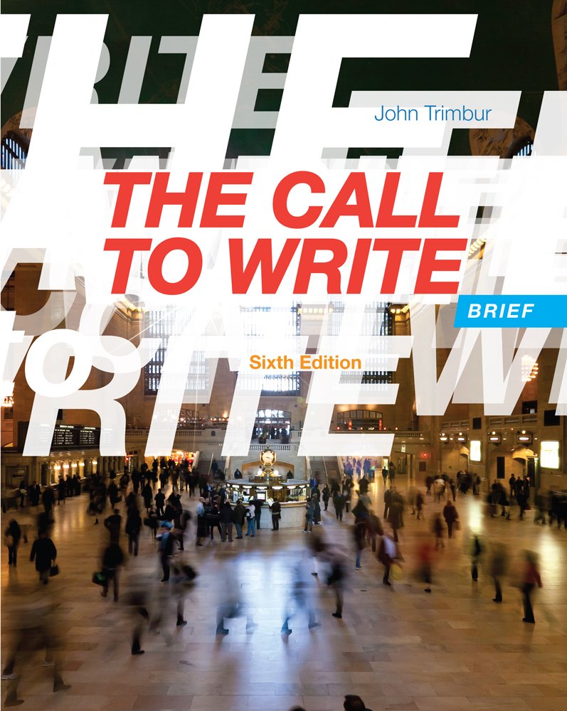 The Call to Write, Brief,New