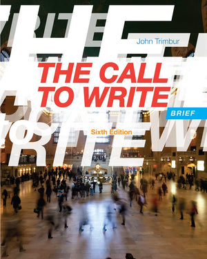 The Call to Write, Brief,Used