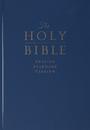ESV Pew and Worship Bible, Large Print (Navy Blue),Used