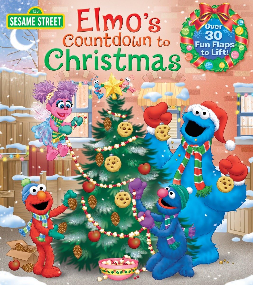Elmo's Countdown to Christmas (Sesame Street) (LifttheFlap),Used