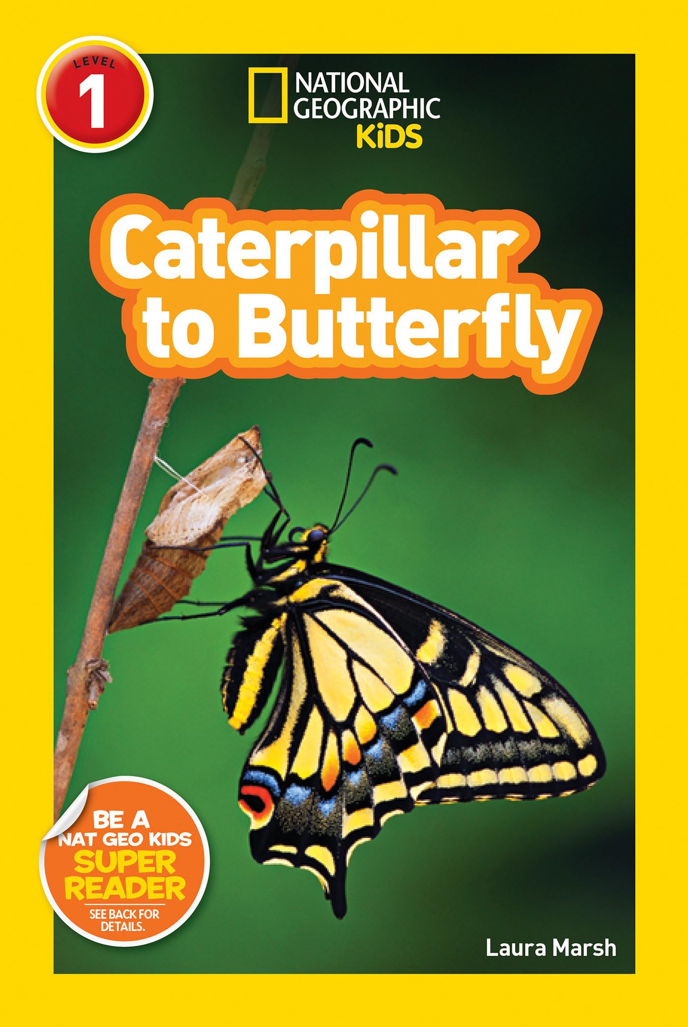 Caterpillar to Butterfly (National Geographic Kids Explore! Readers, Level 1) (National Geographic Kids Readers),Used