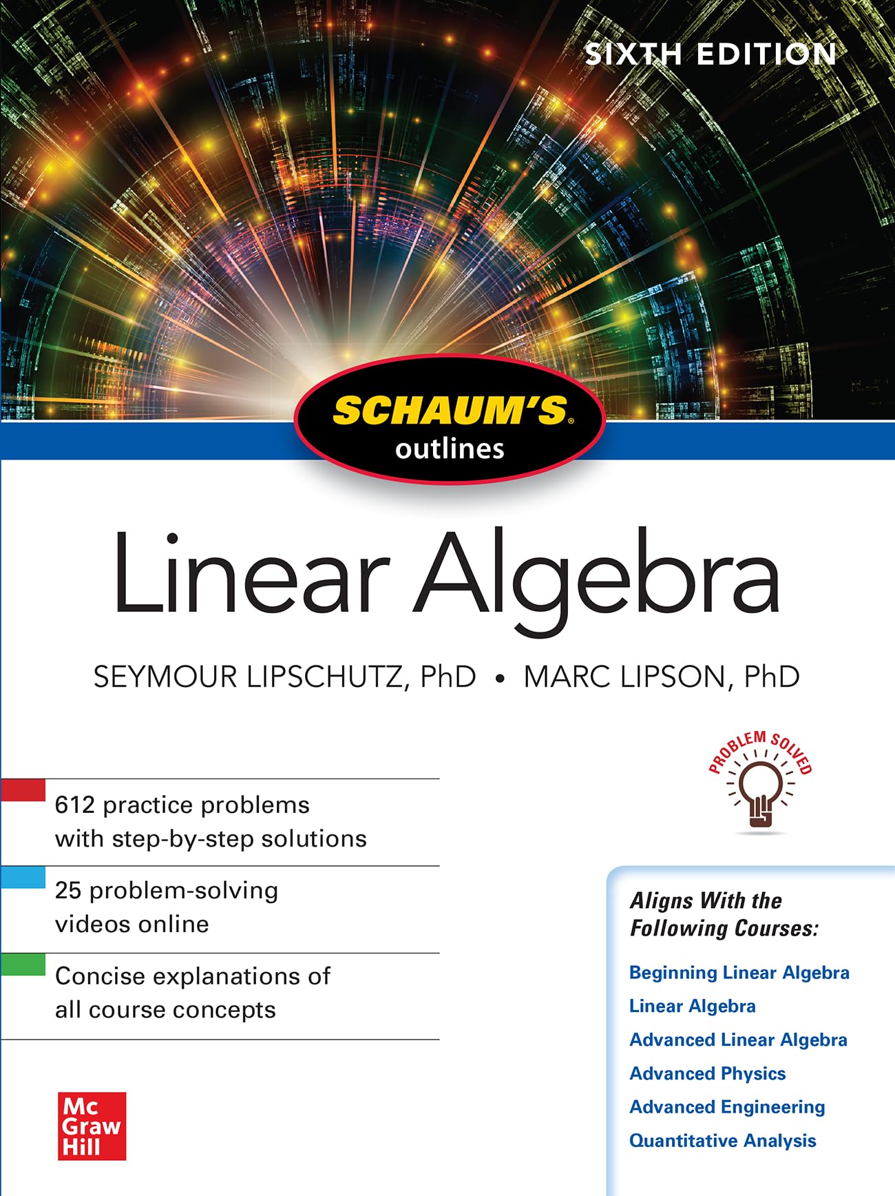 Schaum's Outline of Linear Algebra, Sixth Edition (Schaum's Outlines),Used