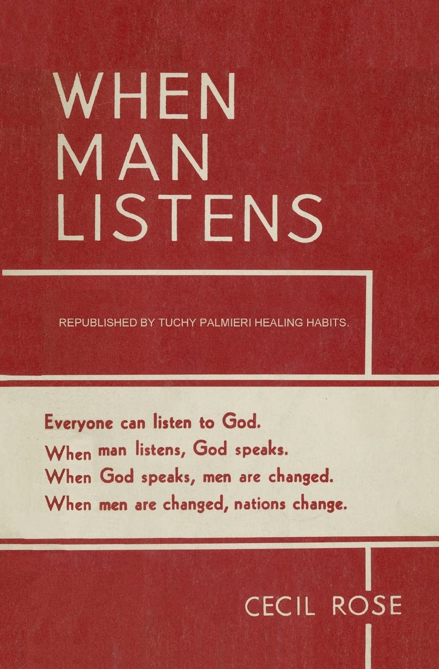 WHEN MAN LISTENS: Everyone can listen to God,Used