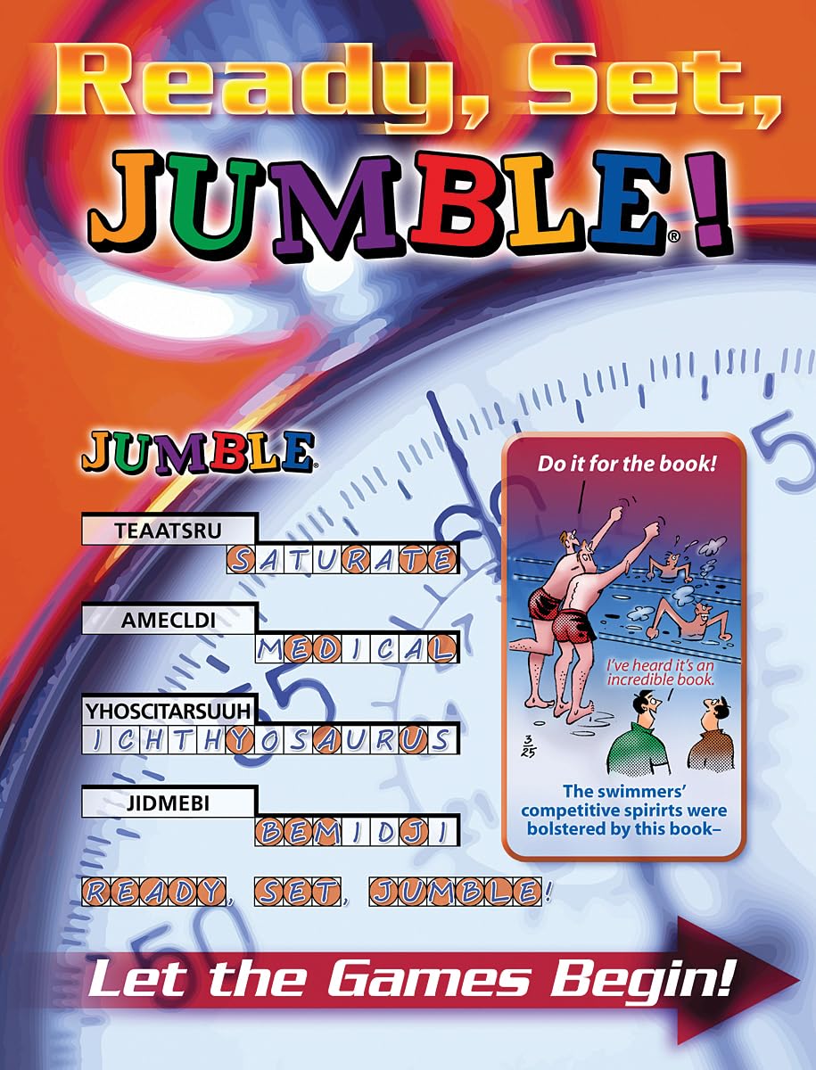Ready, Set, Jumble!: Let the Games Begin! (Jumbles),Used