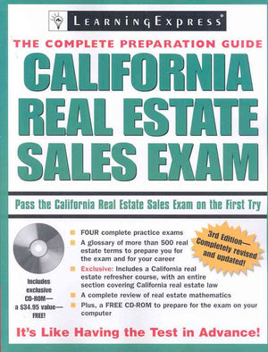 California Real Estate Sales Exam,New