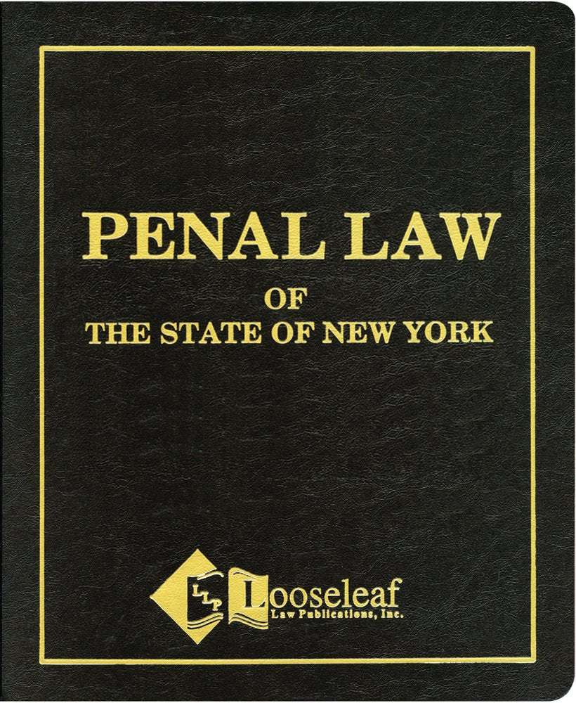 Penal Law N.Y.S. Certified'',Used