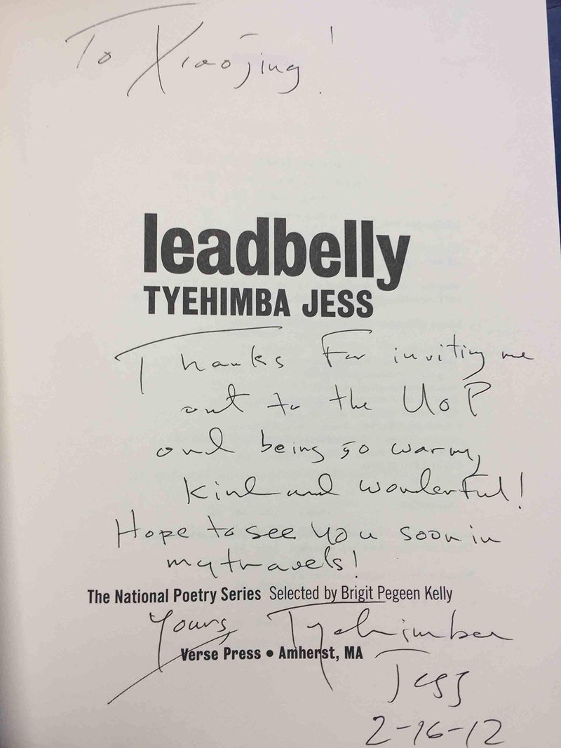 leadbelly: poems (National Poetry Series),Used