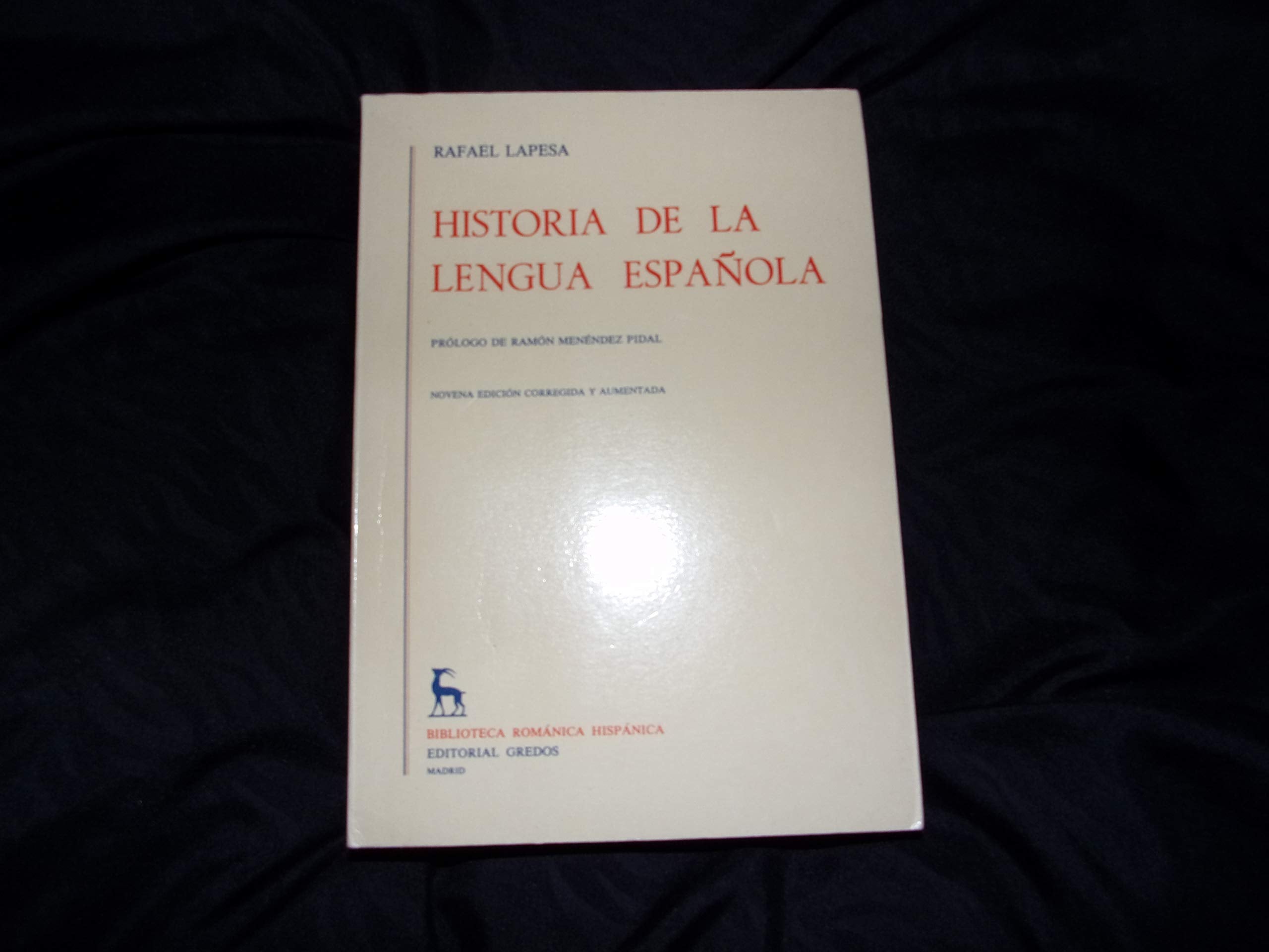 Historia de la lengua espaola