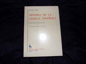 Historia de la lengua espaola