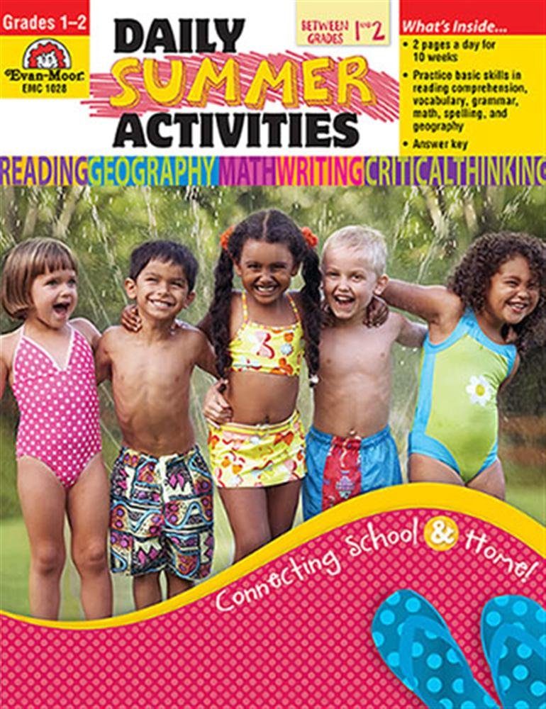 Daily Summer Activities, Moving from First to Second Grade,Used