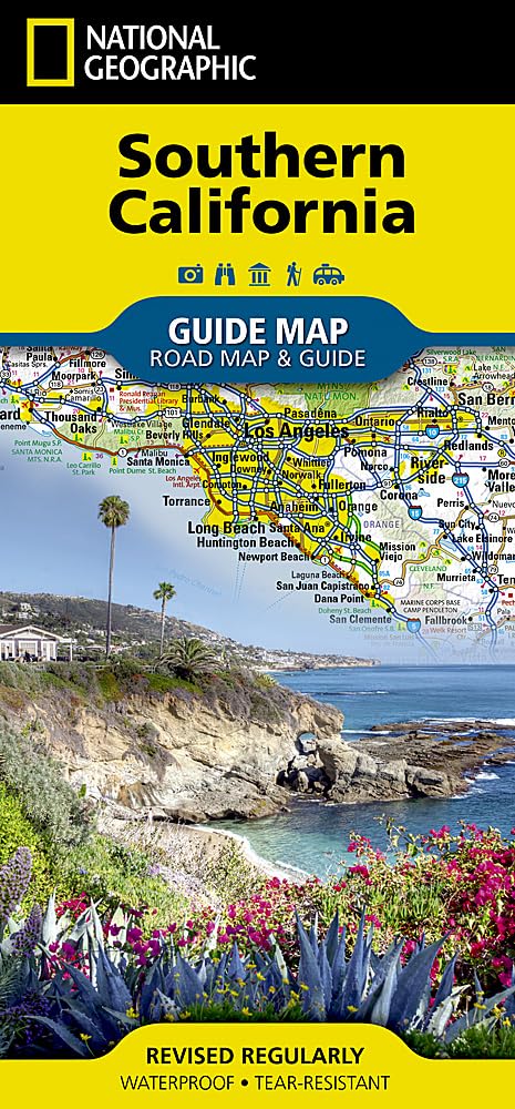 Southern California (National Geographic Guide Map),Used