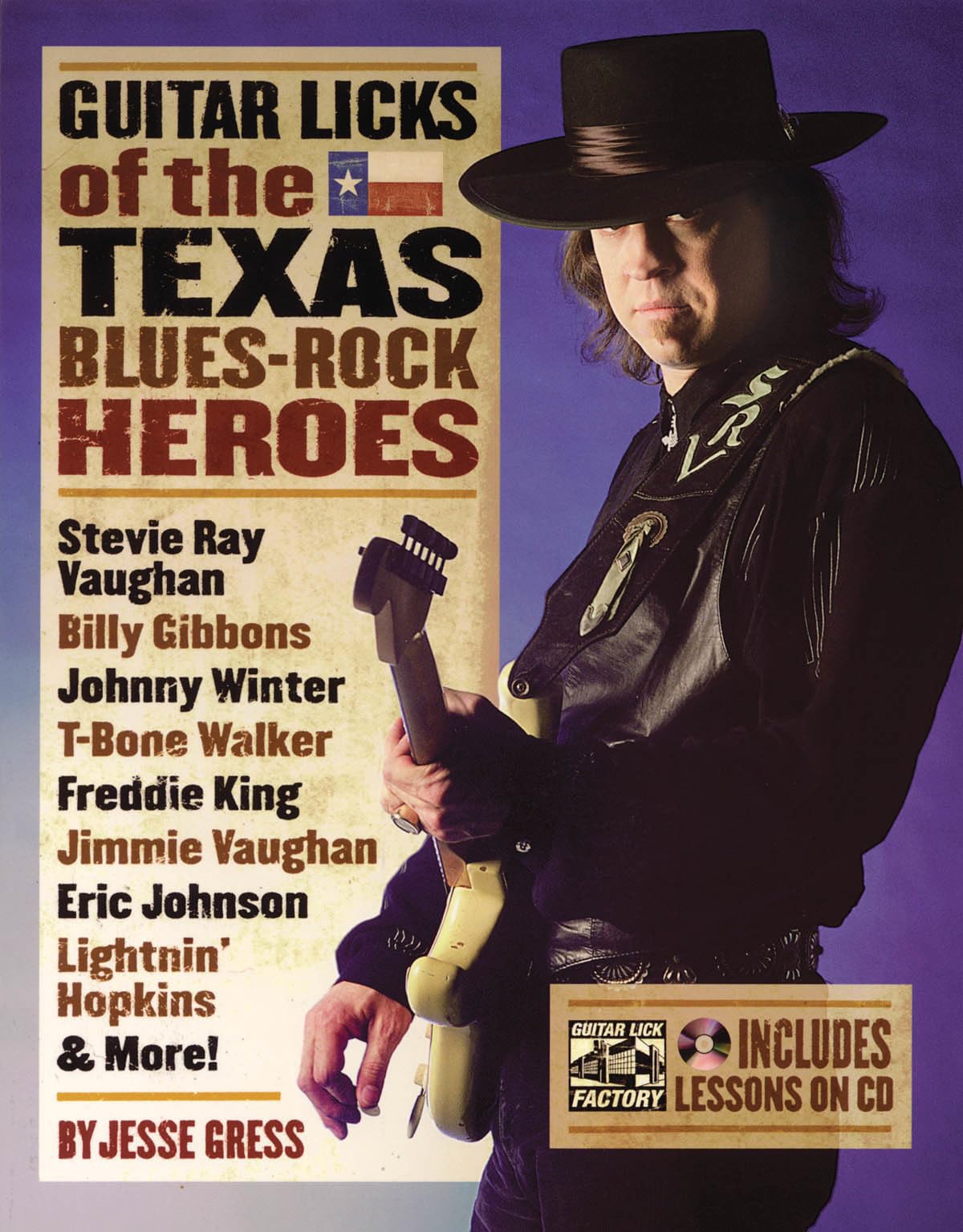 Guitar Licks of the Texas Blues Rock Heroes (The Guitar Lick Factory Player Series),Used