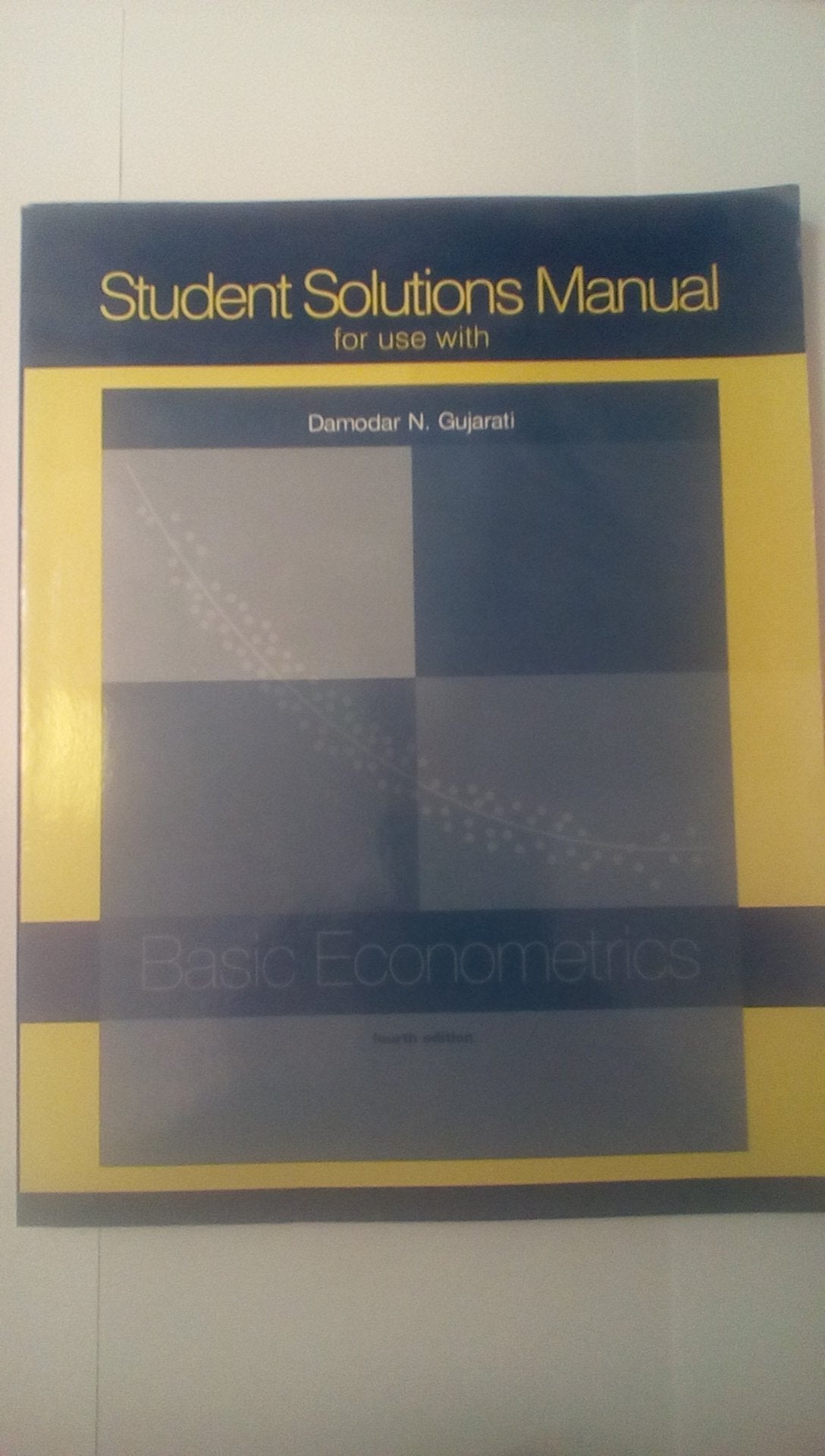Student Solutions Manual t/a Basic Econometrics,Used