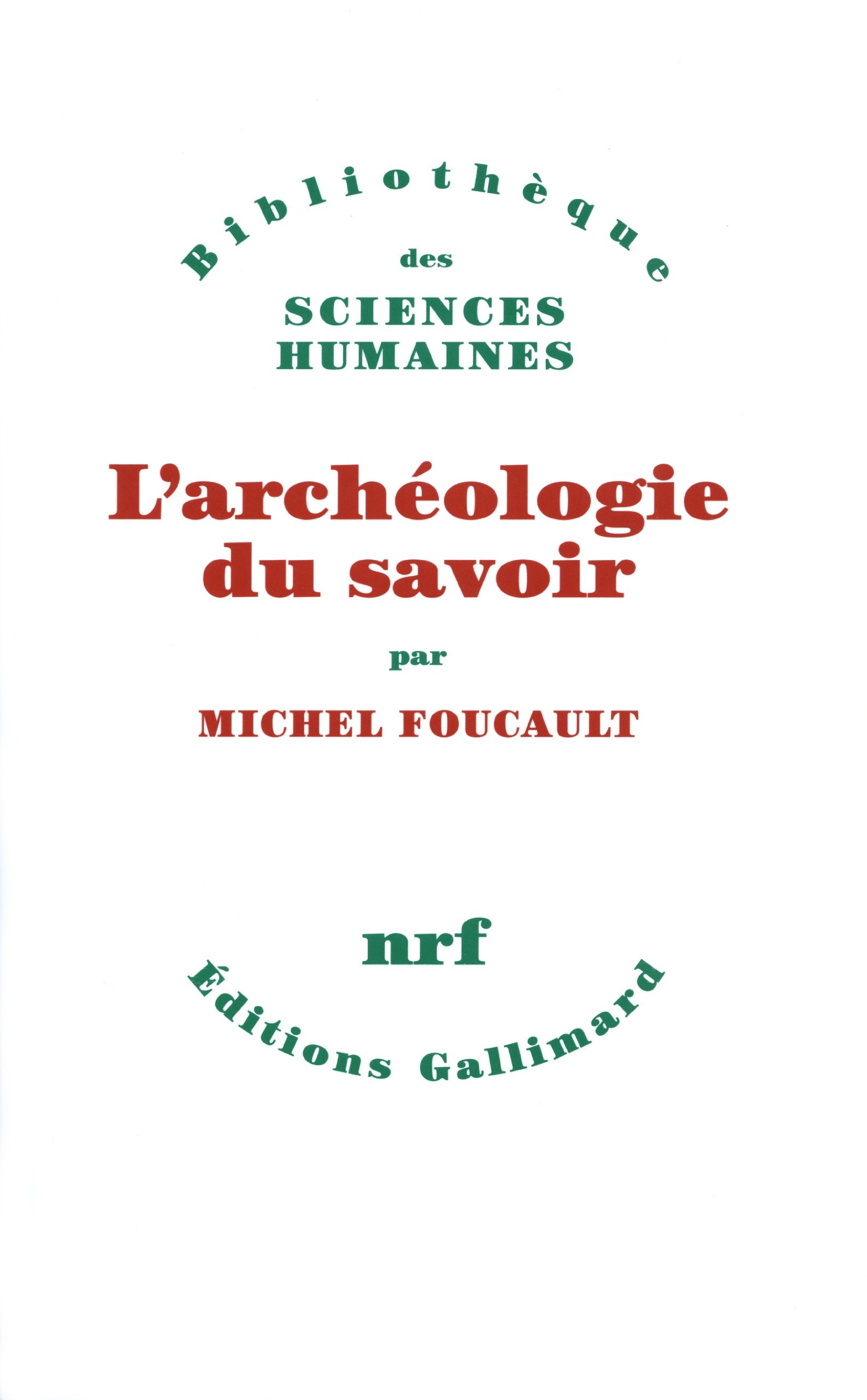 L'Archologie Du Savoir,Used