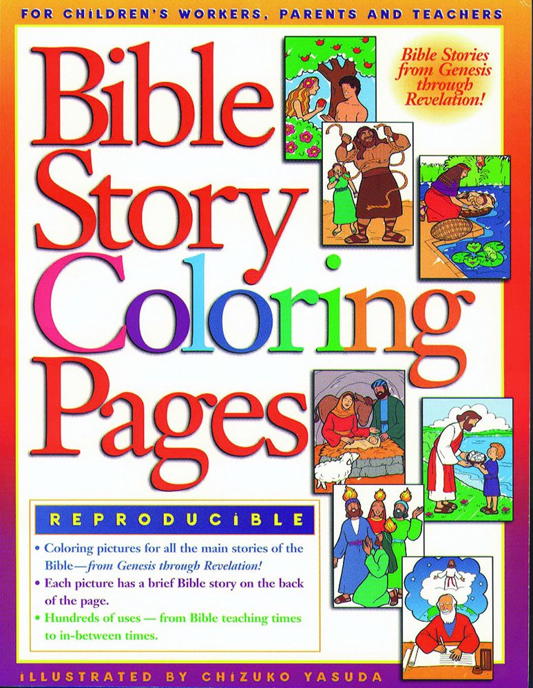 Bible Story Coloring Pages 1,New