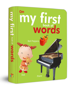 My First Book Of Words For Children: Kids First Vocabulary With Everyday Words | Fun & Colourful Learning | Boost Language Skills With Real-Life Objectsearly Word Recognition Made Easy | Interactive & Engaging Board Book