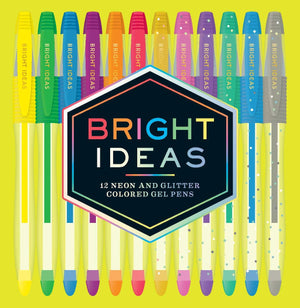 Bright Ideas Neon And Glitter Colored Gel Pens: 12 Colored Pens