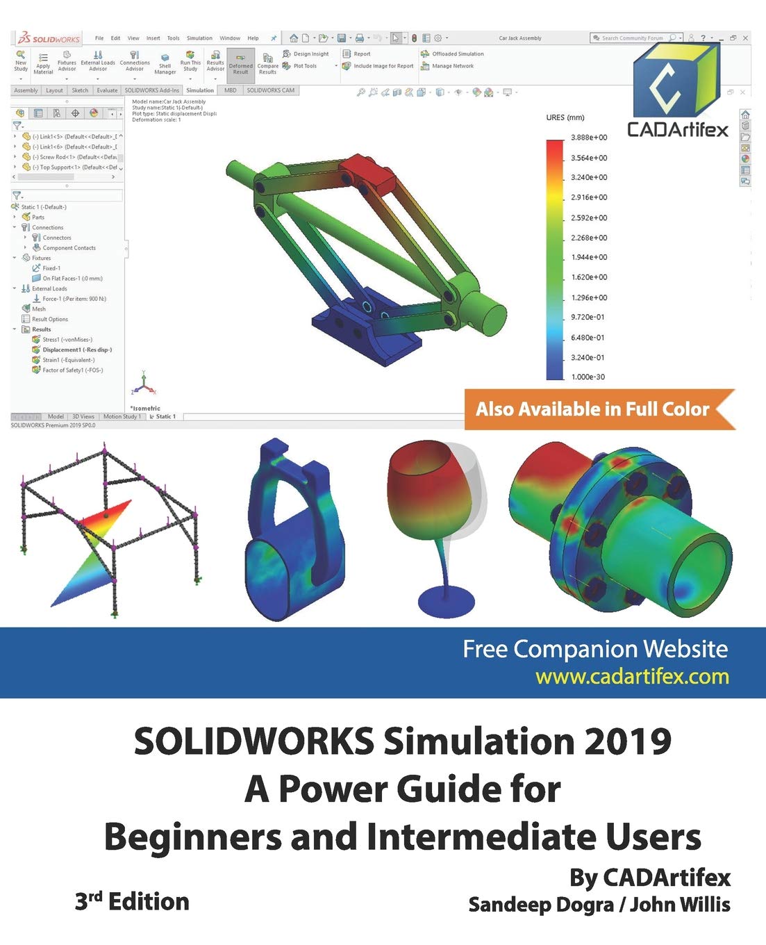 SOLIDWORKS Simulation 2019: A Power Guide for Beginners and Intermediate Users,Used