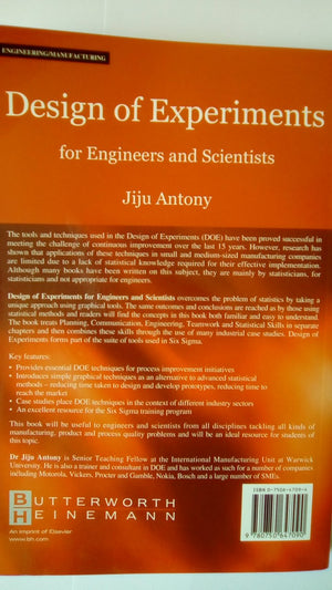 Design of Experiments for Engineers and Scientists,Used