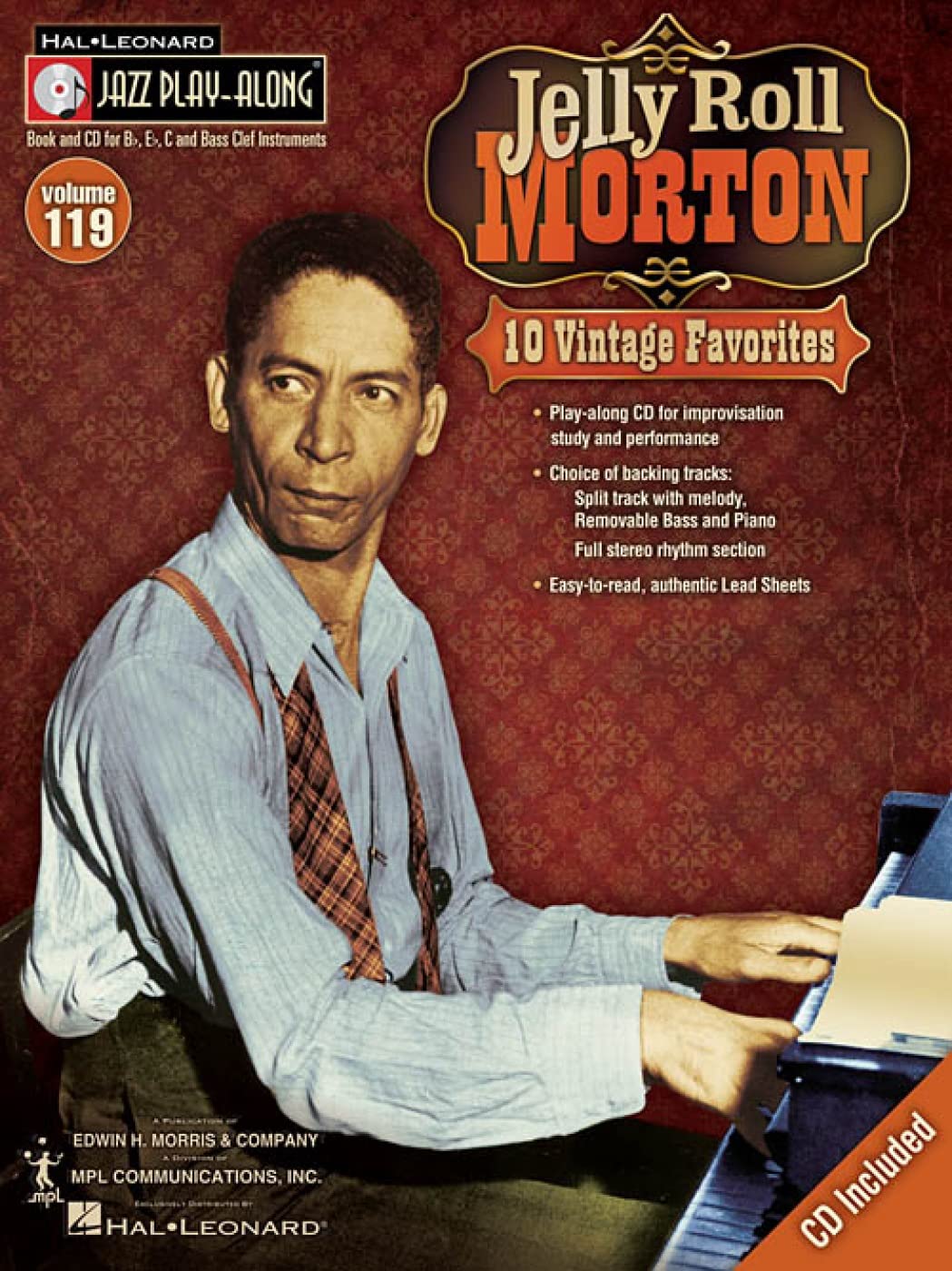 Jelly Roll Morton: Jazz Playalong Volume 119 (Jazz Playalong, 119)