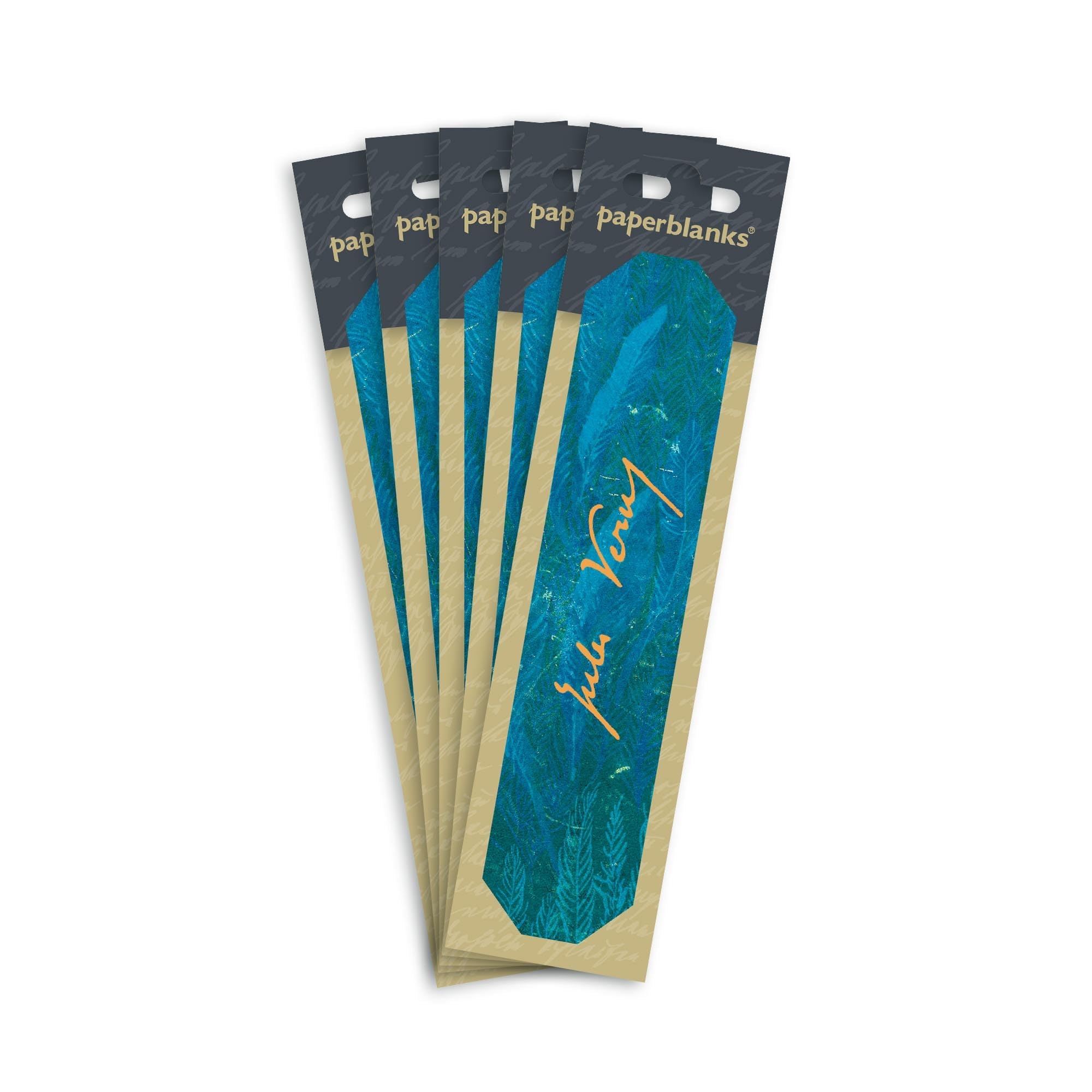 Verne, Twenty Thousand Leagues 5Pack Refill Bookmark, Accessory Packs And Refills By Paperblanks (Embellished Manuscripts Colle
