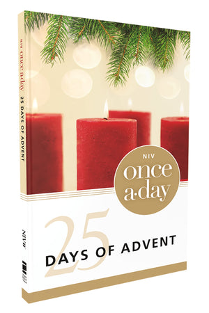 NIV, OnceADay 25 Days of Advent Devotional, Paperback,Used