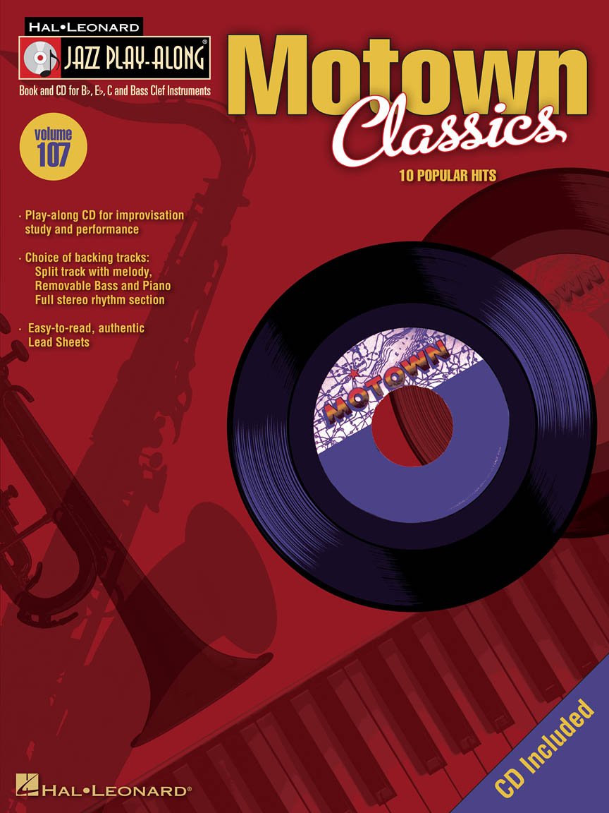 Motown Classics  Jazz PlayAlong Volume 107 Book/Online Audio (Hal Leonard Jazz PlayAlong),Used