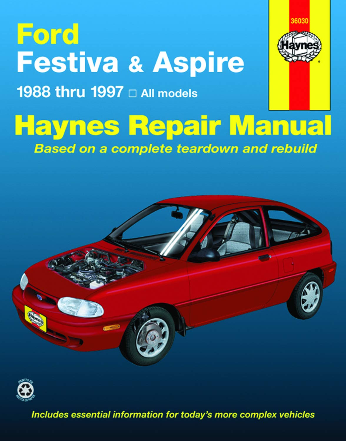 Ford Festiva (8893) & Ford Aspire (9497) Haynes Repair Manual,Used
