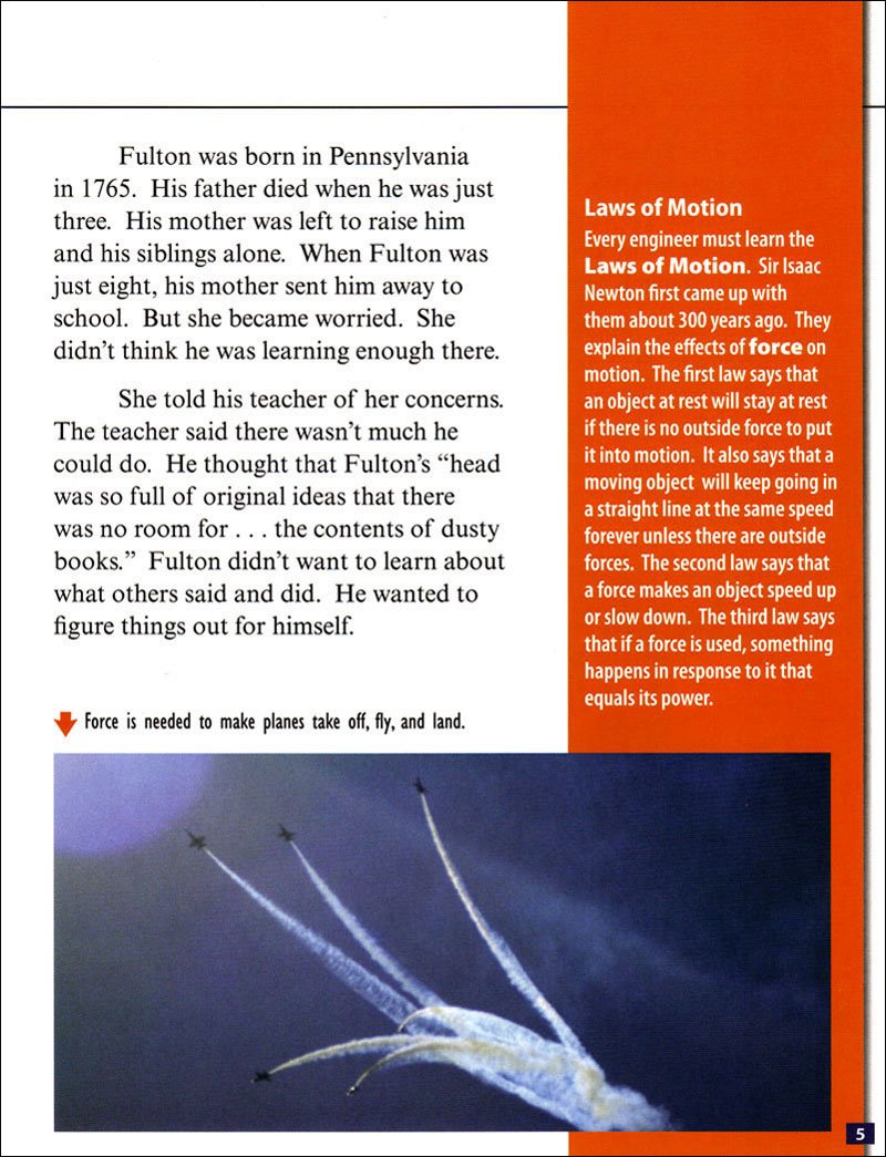 Making It Go: The Life and Work of Robert Fulton: Physical Science (Science Readers),Used