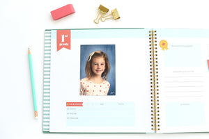 The School Memory Book: A Timeless School Years Memory Book for Preschool  12th Grade Memories, Keepsakes and Cherished Moments,Used