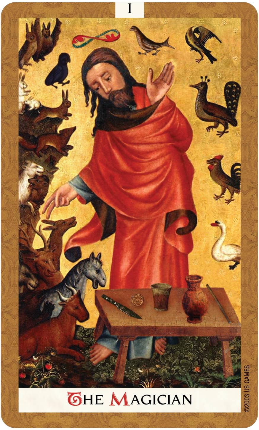 Golden Tarot Deck,New