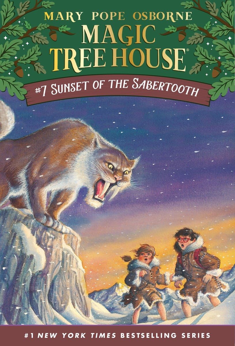 Sunset of the Sabertooth (Magic Tree House, No. 7),Used