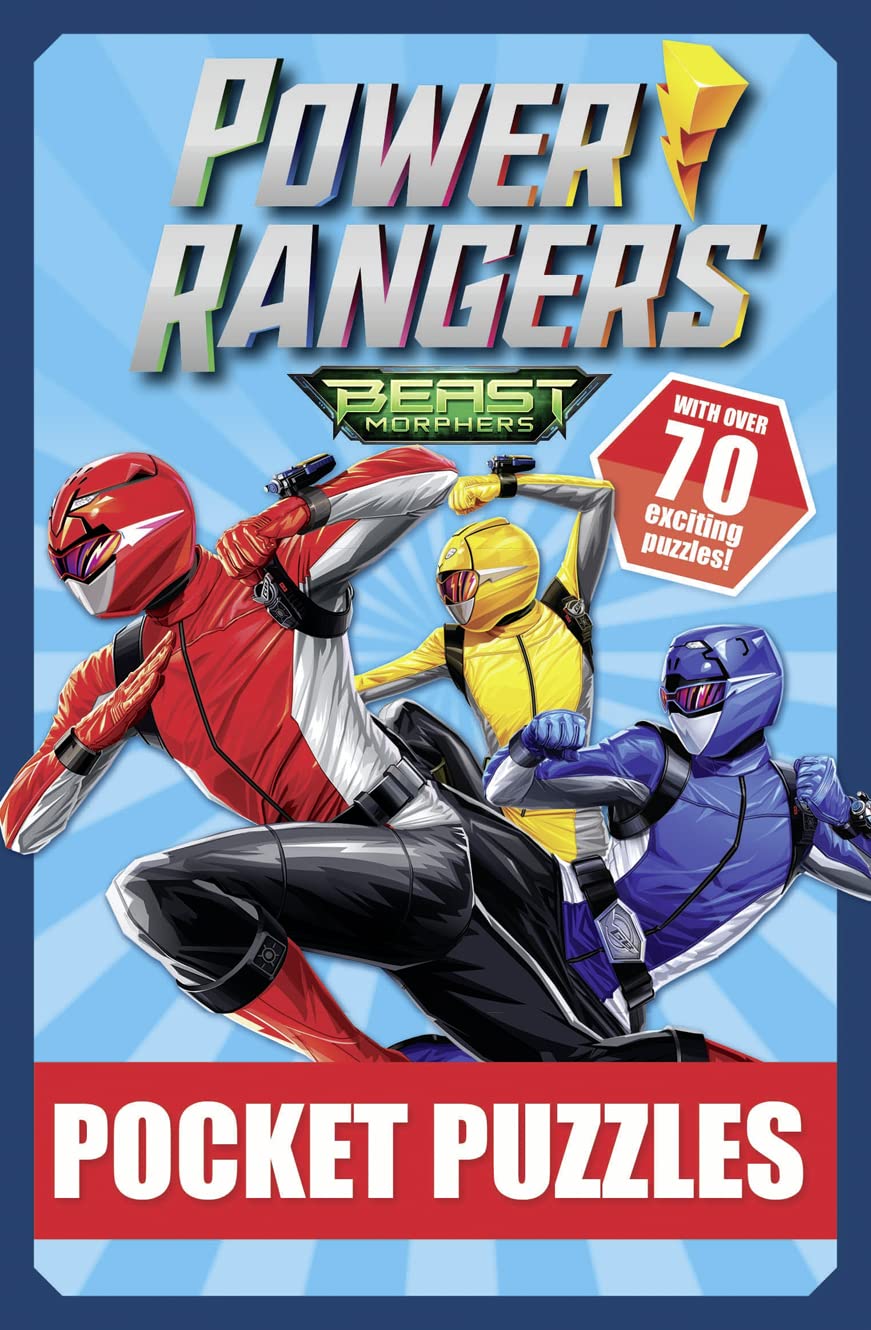 Power Rangers Beast Morphers Pocket Puzzles,Used