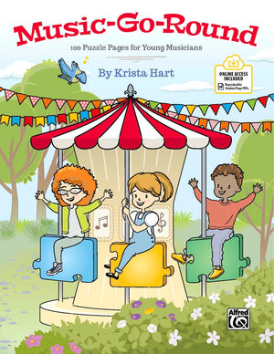 MusicGoRound: 100 Puzzle Pages for Young Musicians,Used